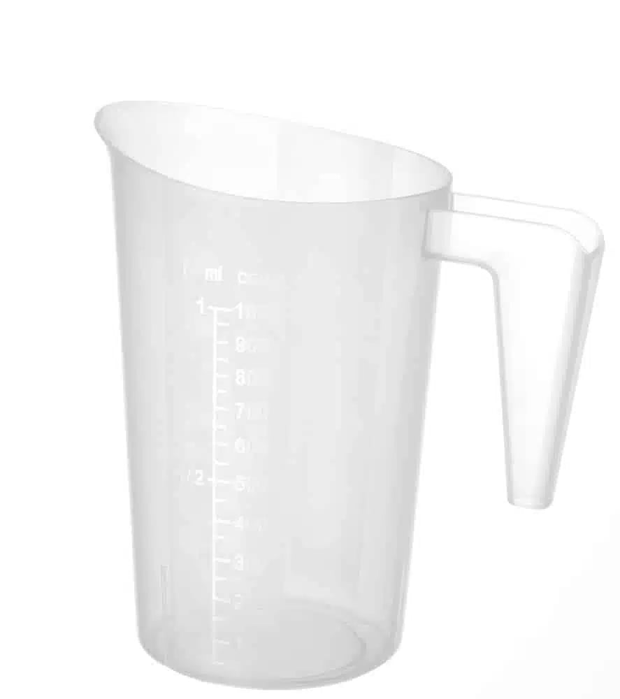 Stabelbar målekande, 3l, ø181x(h)233mm med indgraveret skala - Billede 4