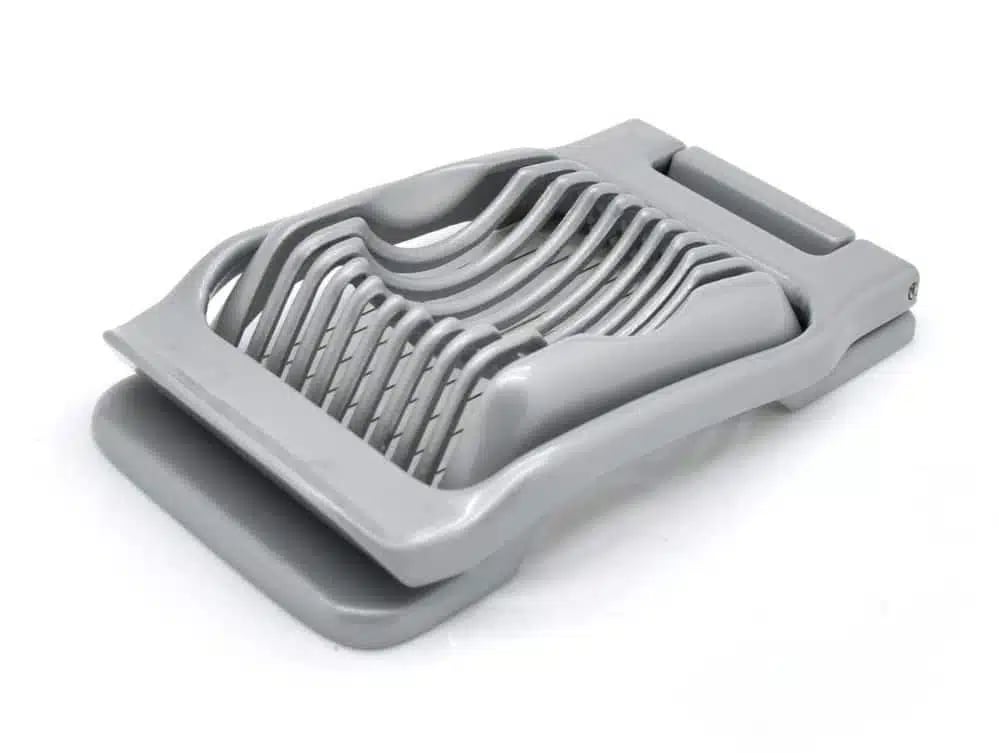 Æggedeler - rektangulær, 130x85x(H)30mm, aluminium, ikke opvaskemaskine sikker