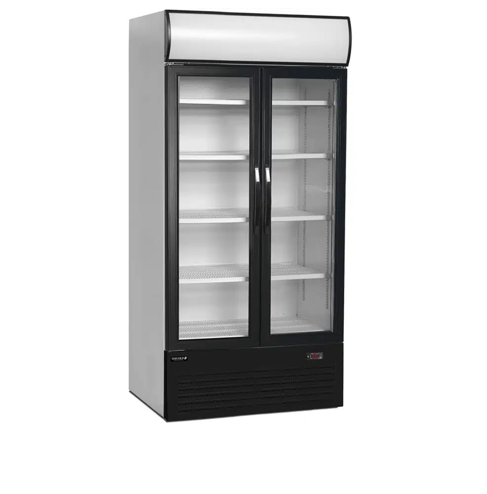 FSC1000H 2-dørs Displaykøleskab med Lystop, 796 liter