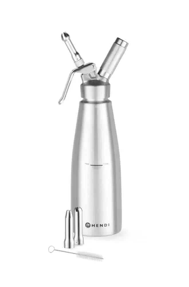 Profi line flødeskumsdispenser, 1l, hvid aluminium, 3 dyser - Billede 2
