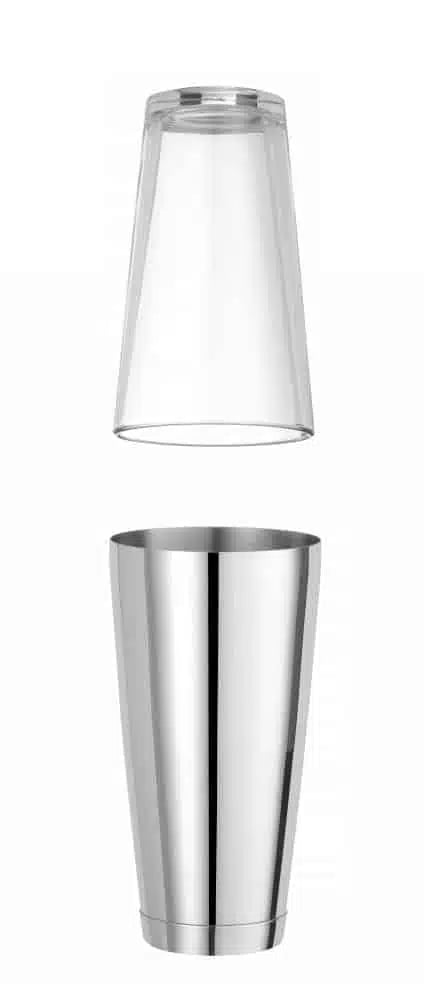 Boston shaker til drinks og cocktails, 0,8l, ø90x(h)175mm - Billede 3