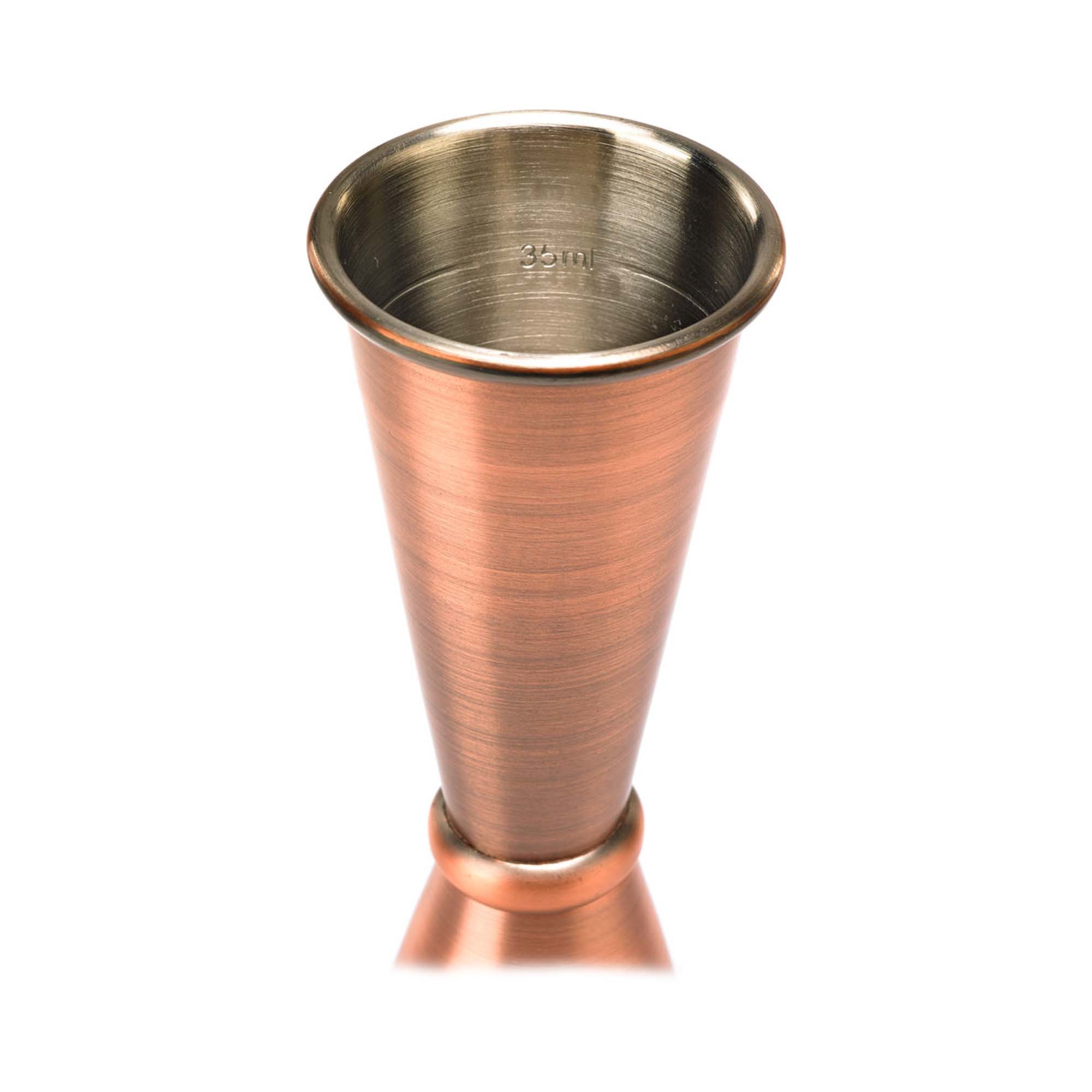 Jigger, Japanese Style, antik kobber, 25 ml. x 50 ml. - Billede 3