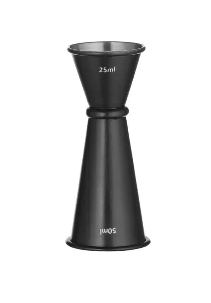 Sort barup cocktailmåler, 25ml/50ml, perfekt til drinks - Billede 2