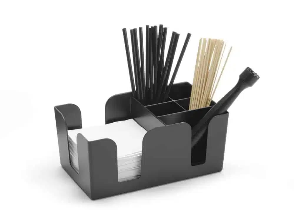 6-rums bar caddy - perfekt til glaspynt, 240x145x105mm - Billede 3