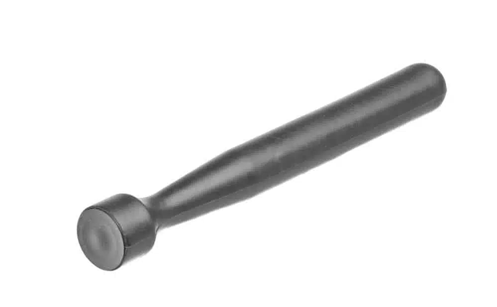 Sort stjerneformet cocktailmuddler i rustfrit stål, 380mm lang. Perfekt til lagdelte drinks. - Billede 4