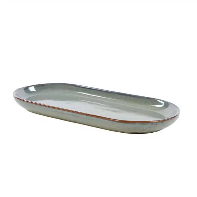 Kaitø Slate Silk Skål oval Ø28 x 14 cm.
