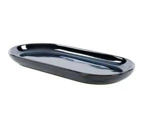 Kaitø Indigo Blue Skål oval Ø28 x 14 cm.