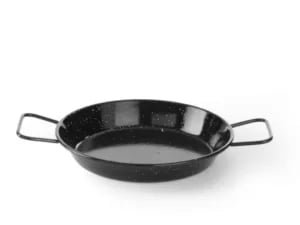 Emaljeret pande, Hendi, ø240x(H)40mm med to praktiske håndtag