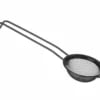 Sort bar strainer i rustfrit stål - perfekt til drinks og bagværk