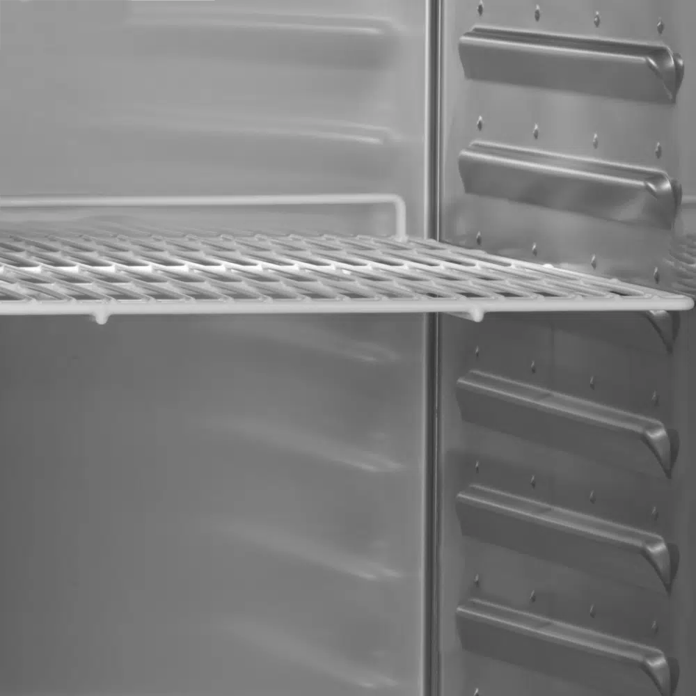 RK710G Rustfrit Stål Køleskab med Glasdør, 650L, 148kg - Billede 2