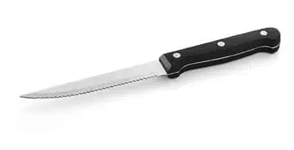 Steakbestik Steakkniv, Plastskaft, sort - Billede 2