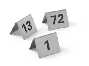 Bordstandere med tal 61-72 - Billede 2