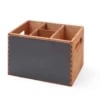 Menu- og bestikboks i holdbart mdf, 210x150x150mm