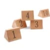 Bordnumre 1-10, størrelse 55x48x44mm, bred skrivetip 15mm
