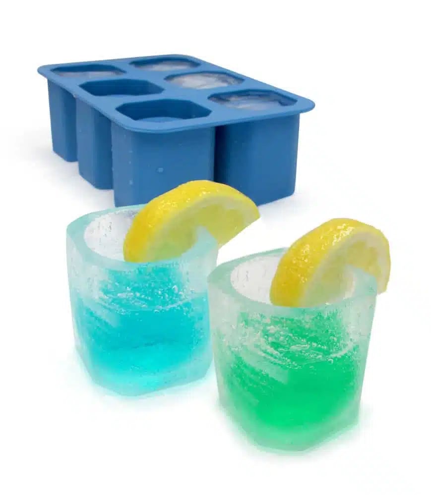 ice shot glas form, bar up, 125x190x(h)60mm - lav 4 isterningeglas - Billede 2