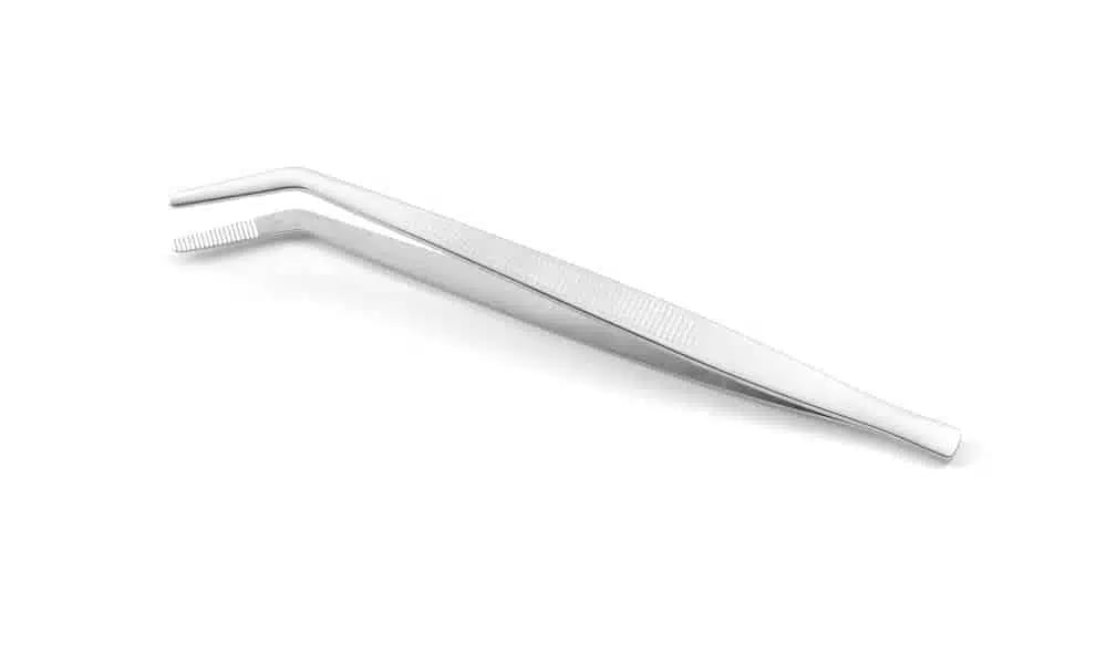 Buet pincet, 160mm lang - Billede 2