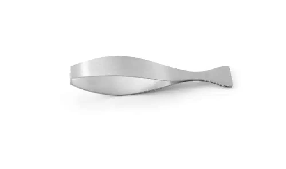 Fiskebenstang med fladt hoved, 130mm, rustfrit stål