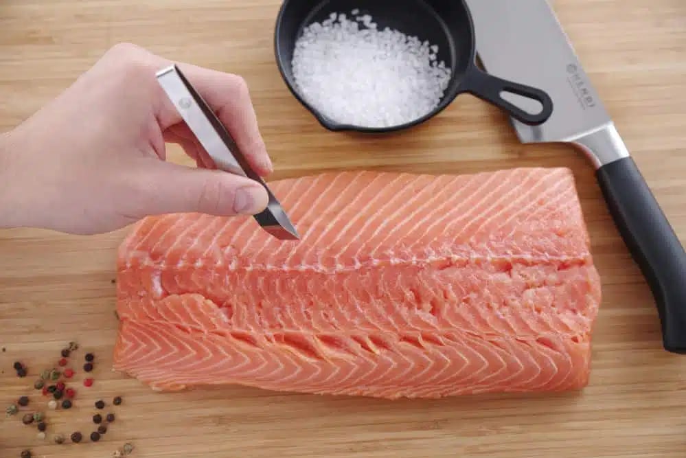 Fiskebenspincet med skrå hoved, rustfrit stål, 120mm - Billede 4