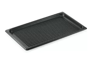 Bageplade, alu m/riller, non-stick, 1/1GN