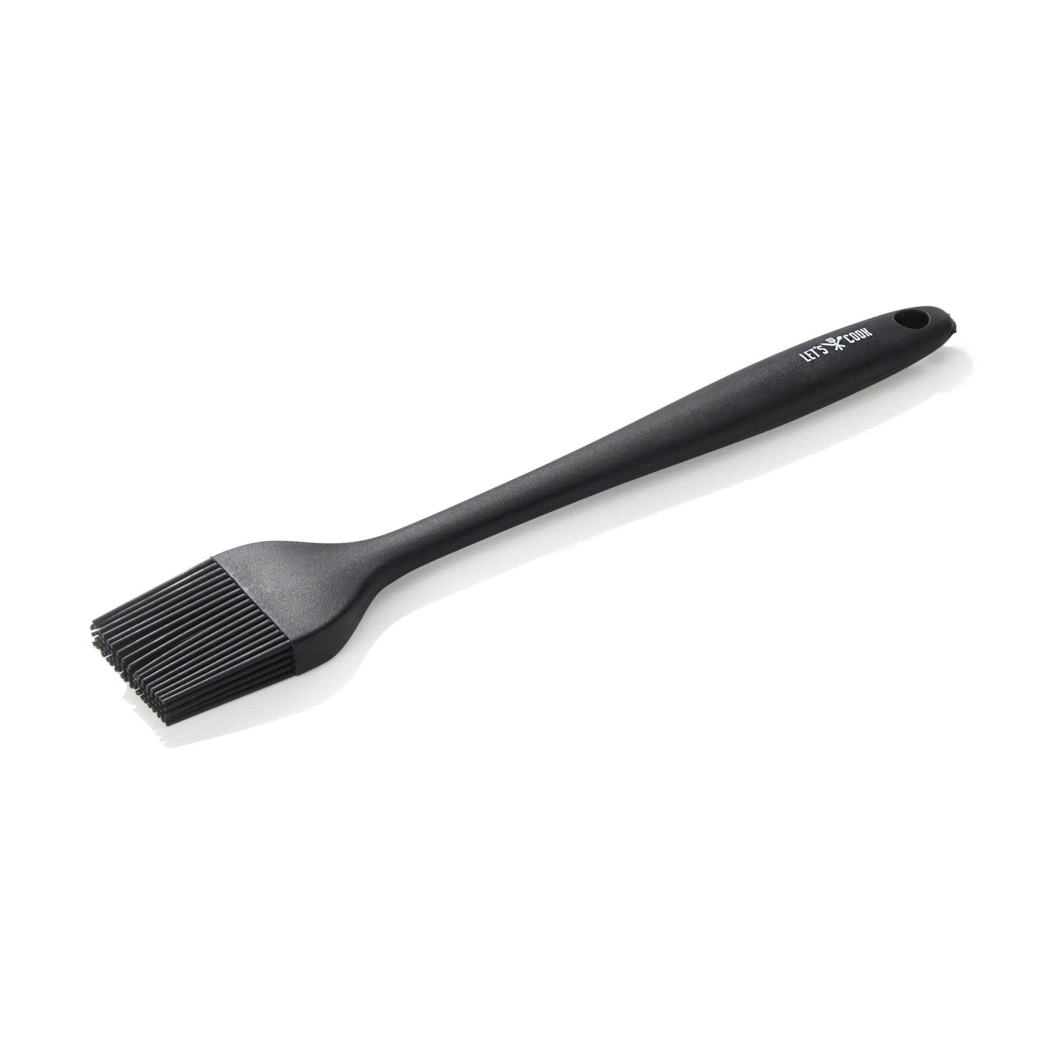 Bagepensel i sort silikone, 36,3 cm