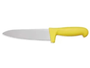 Kokkekniv HACCP, Gul, Rustfrit stål, 18 cm