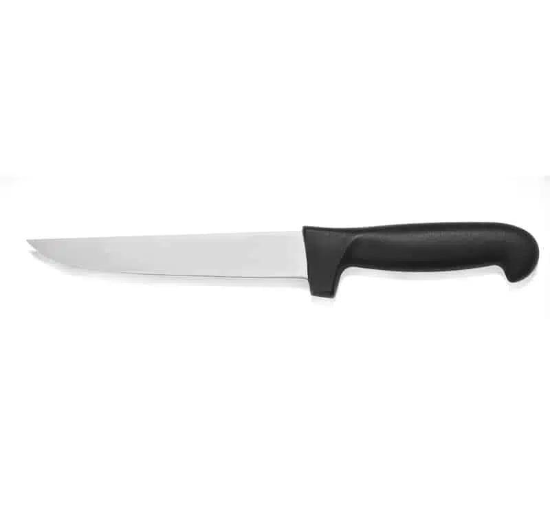 Slagterkniv, HACCP, Sort, Rustfrit stål, 16 cm