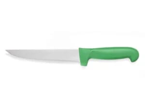 Slagterkniv, HACCP, Grøn, Rustfrit stål, 16 cm
