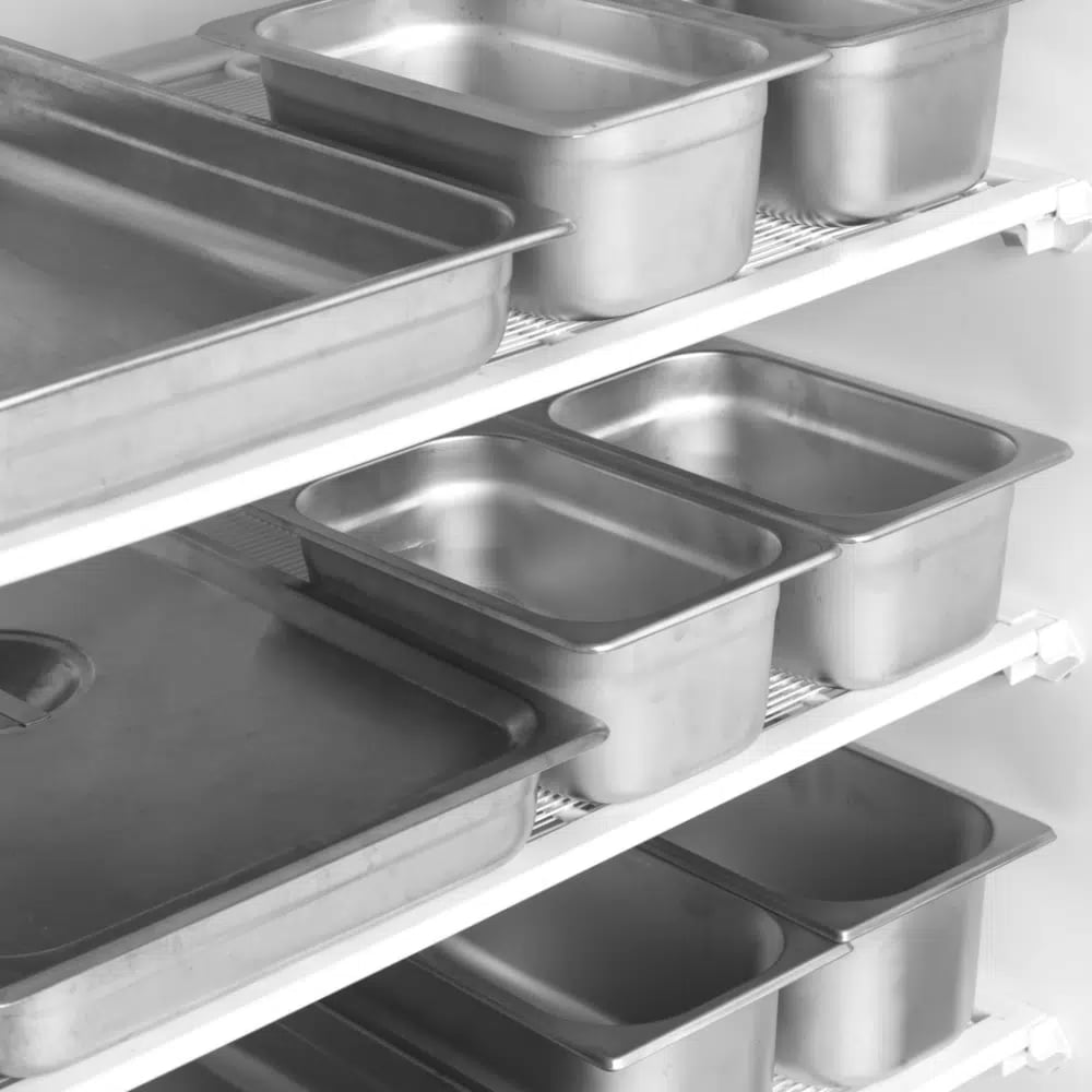 UF600S Rustfrit Stål Lagerfryseskab, 555 Liter - Billede 3