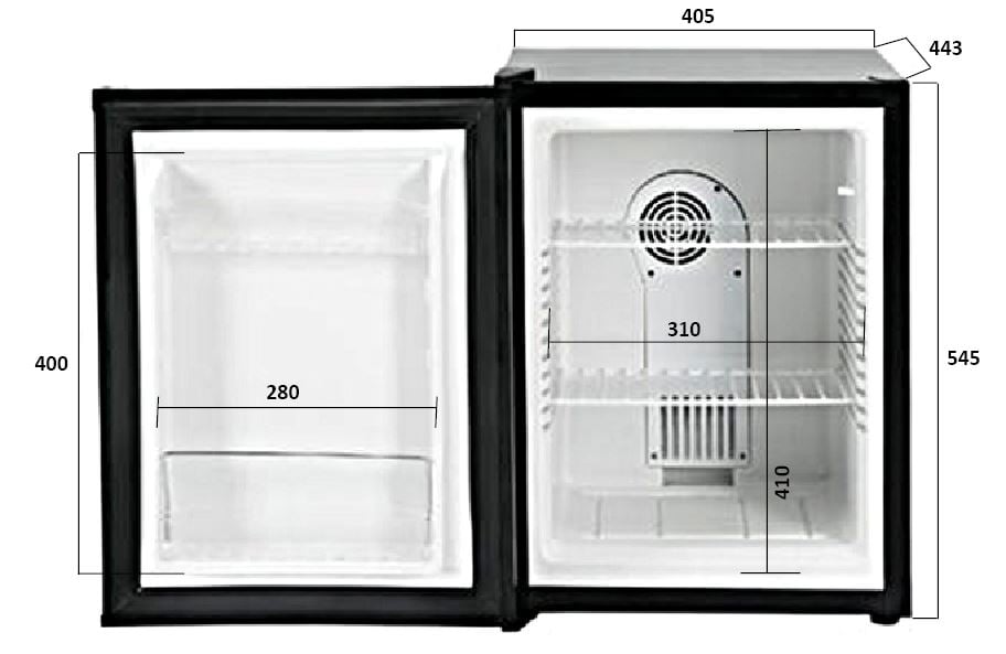 Combisteel - MINIBAR 40L PELTIER SYSTEM - Billede 7