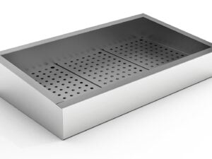 Combisteel - KNUST ISBEHOLDER INKLINERING 3/1 GN AISI 304 AFLØB PÅ DRIFTSSIDEN