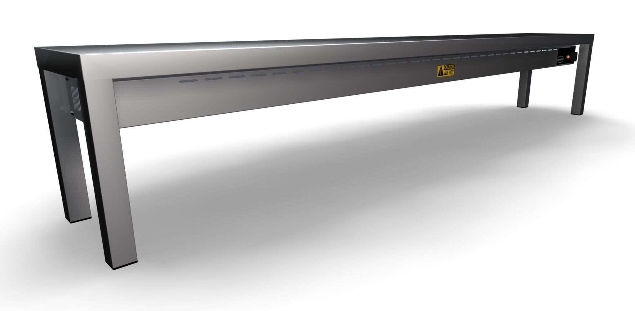 Combisteel - OVERSHELF KERAMISK OPVARMET 1 NIVEAU 2000 6 VARMELEGEMER PÅ 250W - Billede 2