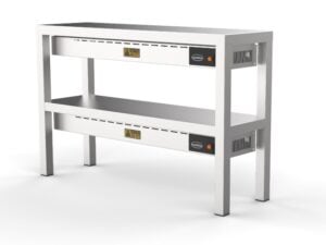 Combisteel - OVERSHELF KERAMISK OPVARMET 2 NIVEAUER 1400 8 VARMELEGEMER À 250W