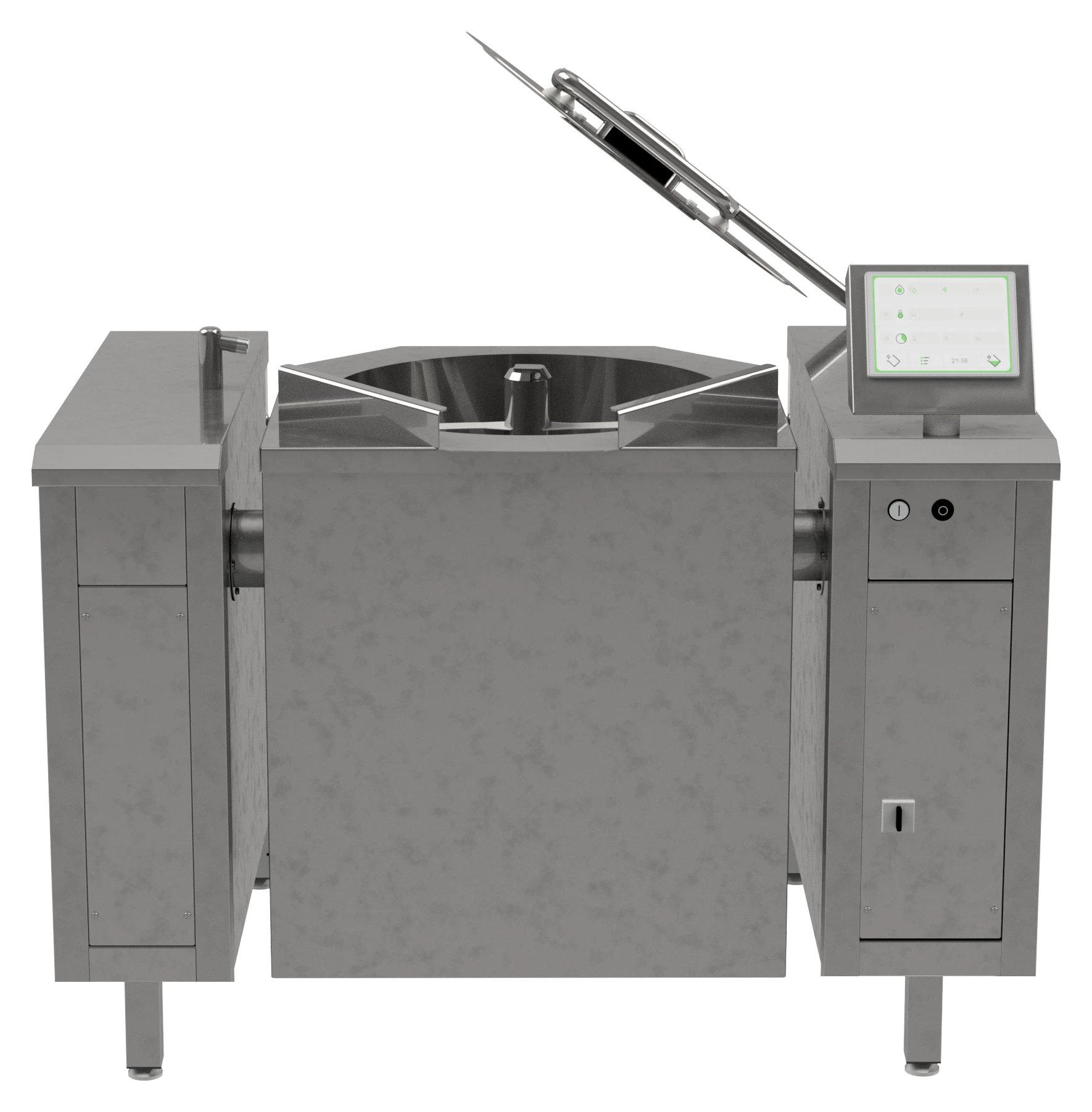 Effektiv 125 L Kipgryde med Digitalt Touchpanel og Programmerbar Styring
