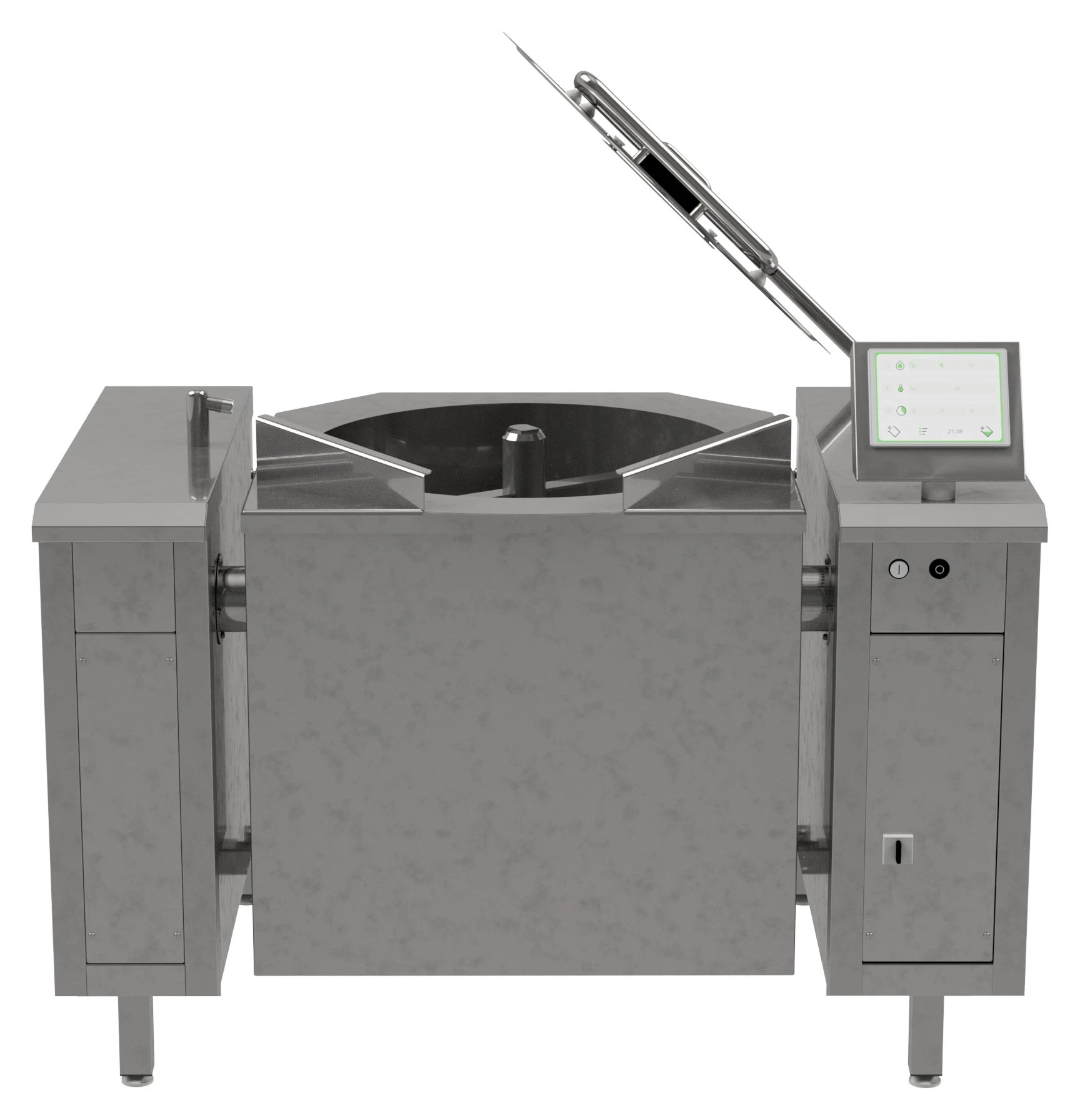 Effektiv 150 L Kipgryde med Digitalt Touchpanel og Programmerbar Styring