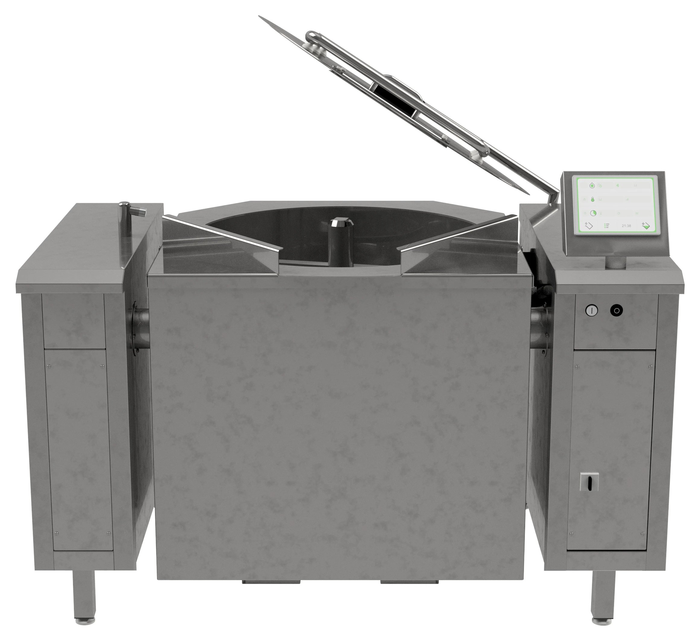 Effektiv 200L Kipgryde med Digitalt Touchpanel og Programmerbar Styring