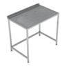 Combisteel - ARBEJDSBORD MED INTEGRERET DRÆNBÅS 1000X650
