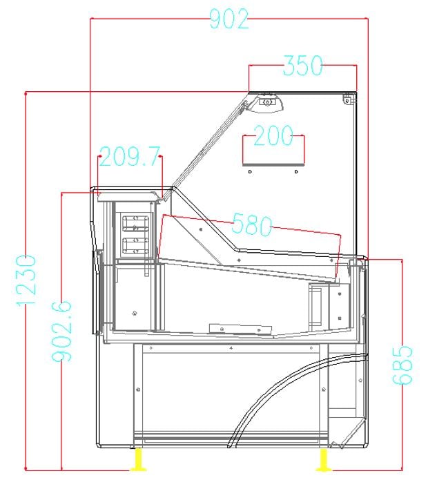 Combisteel - KOLD DISPLAY WESLEY 2.0 - Billede 3