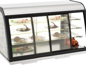 Combisteel - DROP-IN OPVARMET DISPLAY 155L SKYDEDØRE
