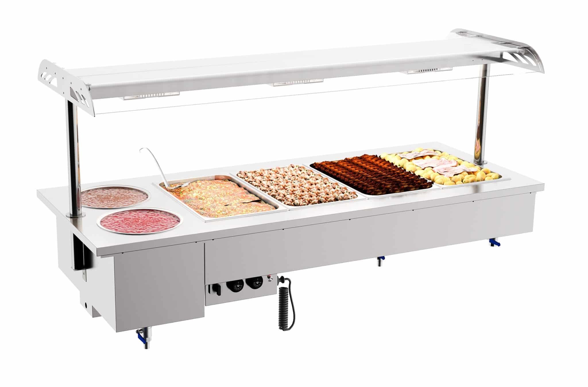 Combisteel - DROP-IN BAIN-MARIE ENHED MED BOLLE 4/1