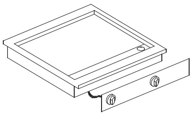 Combisteel - EL. STEGEPLADE KROM