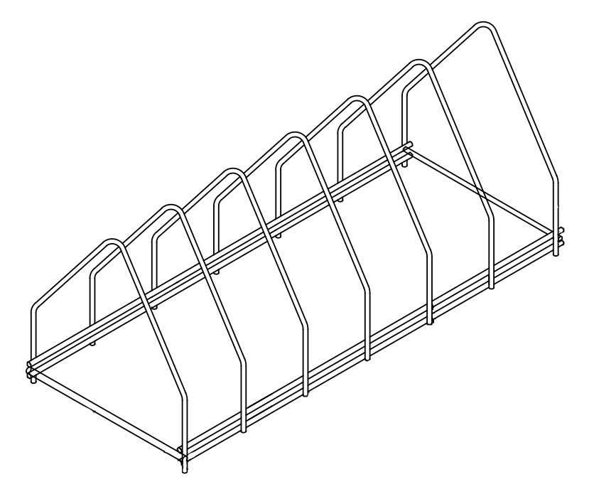 Combisteel - SS BAKKESTATIV 6