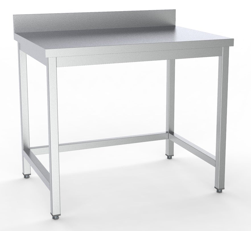 Combisteel - 700 ARBEJDSBORD ÅBEN RAMME FORKANT FLADPAKKE 1400