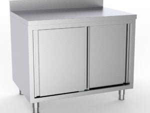 Combisteel - 600 ARBEJDSBORDE GLIDEDØRE BAGKANT 1400