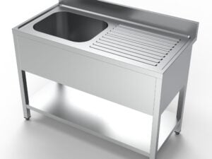 Combisteel - 600 HÅNDVASKENHED MED HYLDE 1 VENSTRE 1200