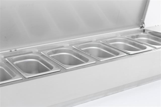 Combisteel - KØLEBORD SS TOP 1/3 GN x 6 - Billede 4