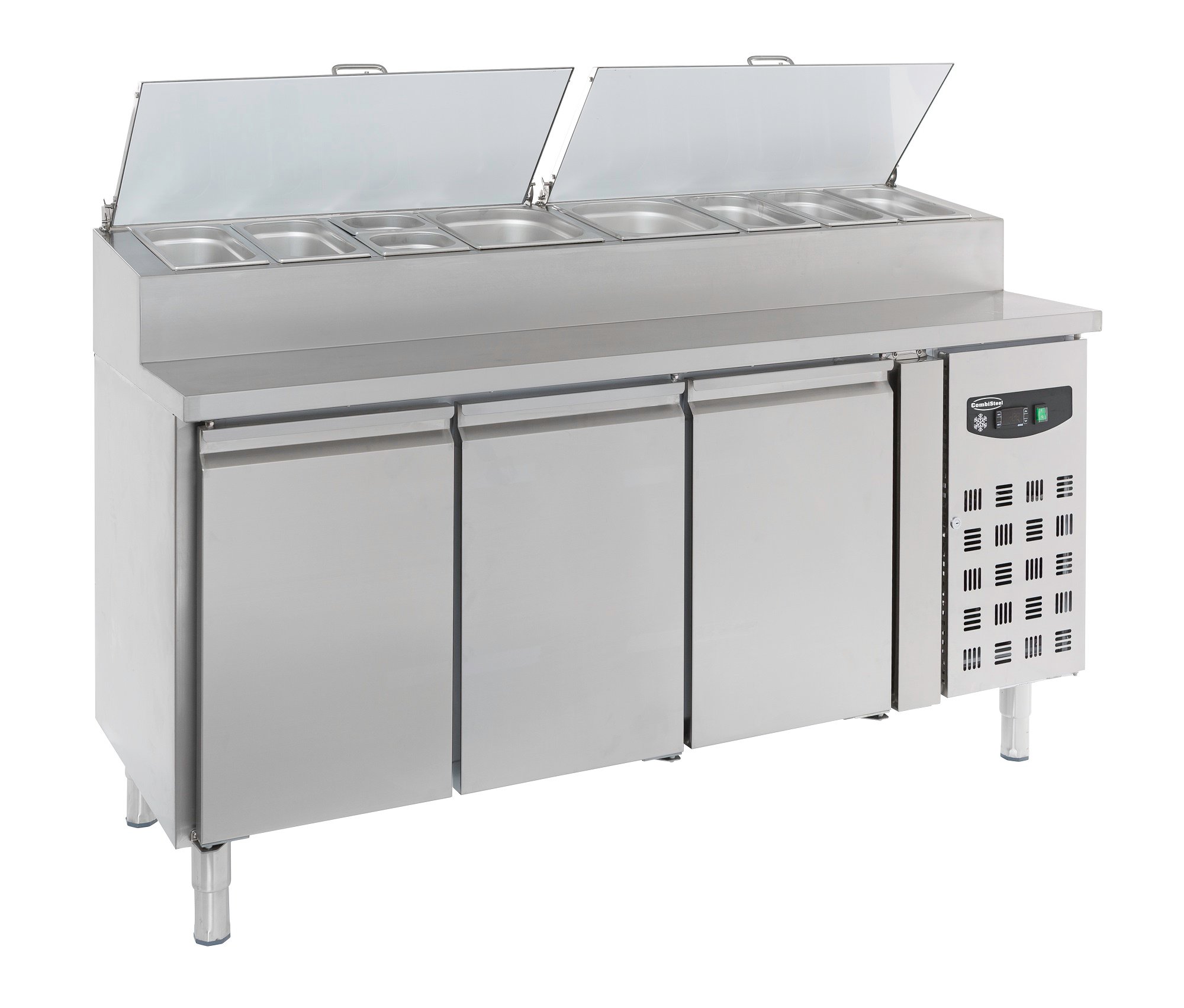Combisteel - Salatbar 3 døre 8x1/3GN beholder - Billede 2