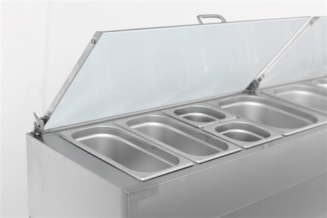 Combisteel - Salatbar 3 døre 8x1/3GN beholder - Billede 3
