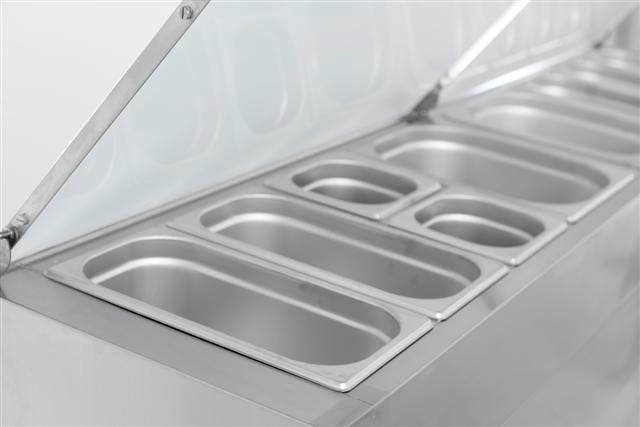 Combisteel - Salatbar 3 døre 8x1/3GN beholder - Billede 5