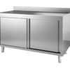 Combisteel - 600 ARBEJDSBORD SKYDEDØRE BAGKANT 2000