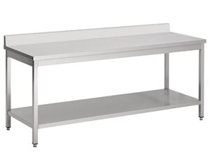 Combisteel - 700 ARBEJDSBORD NEDERSTE HYLDE KANTLISTE FLADPAKKE 1200